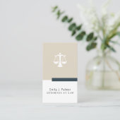 Avocat Avocat Au Barreau Carte De Visite Moderne (Debout devant)