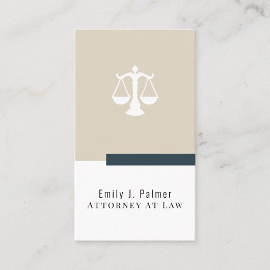 Avocat Avocat Au Barreau Carte De Visite Moderne (Devant)