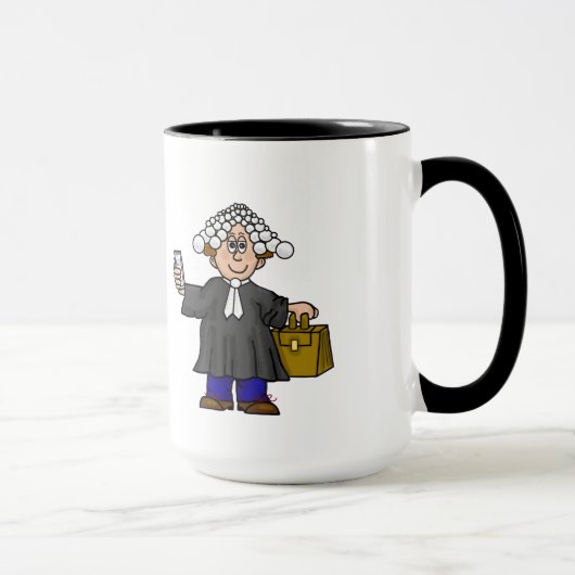 Avocat britannique ou Barrister Mug (Droite)