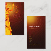 AVOCAT - carte de visite (Devant / Derrière)