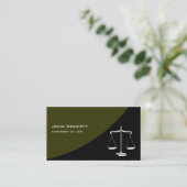 AVOCAT - carte de visite (Debout devant)