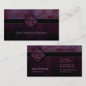 AVOCAT - carte de visite (Devant / Derrière)