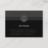 Avocat - carte de visite (Dos)