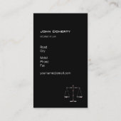 AVOCAT - carte de visite (Dos)