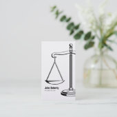 AVOCAT - carte de visite (Debout devant)