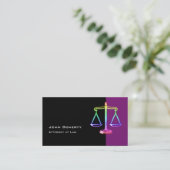AVOCAT - carte de visite (Debout devant)