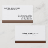 Avocat - cartes de visite (Devant / Derrière)