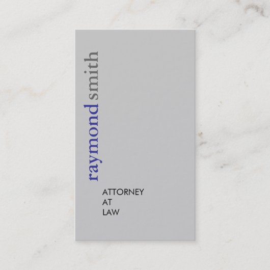 Avocat - cartes de visite (Devant)