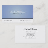 Avocat - cartes de visite (Devant / Derrière)