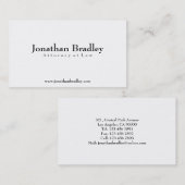 Avocat - cartes de visite (Devant / Derrière)