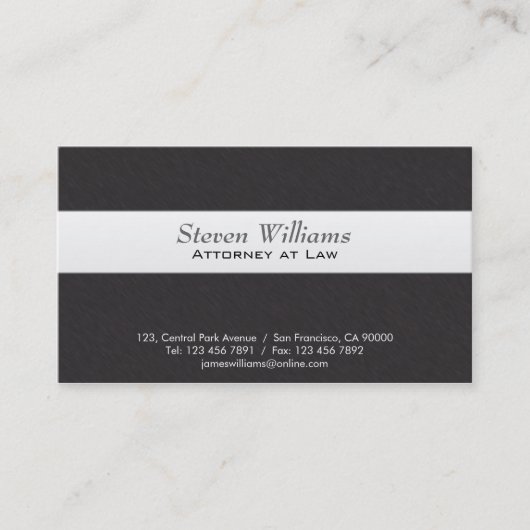 Avocat - cartes de visite (Devant)