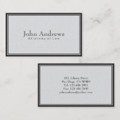 Avocat - cartes de visite (Devant / Derrière)