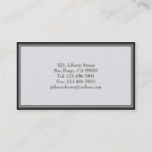 Avocat - cartes de visite (Dos)