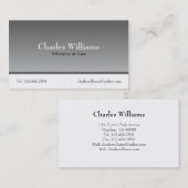 Avocat - cartes de visite (Devant / Derrière)