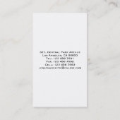 Avocat - Cartes de visite (Dos)