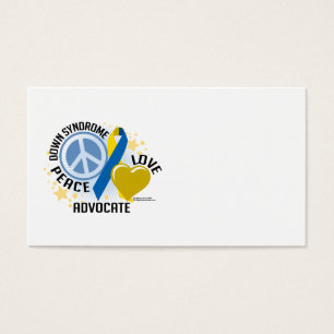Avocat d'amour de paix de syndrome de Down