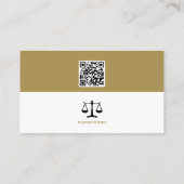 Avocat de droit | Avocat Carte de visite (Dos)