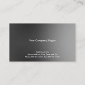 Avocat de droit Carte de visite (Dos)