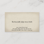 Avocat de la Lady Justice Procureur de la Carte de (Dos)