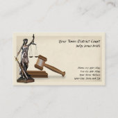 Avocat de la Lady Justice Procureur de la Carte de (Devant)