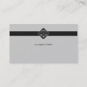 Avocat de monogramme - carte de visite (Dos)