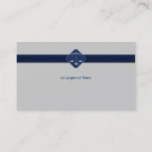 Avocat de monogramme - carte de visite (Dos)