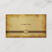 Avocat de monogramme - carte de visite (Dos)