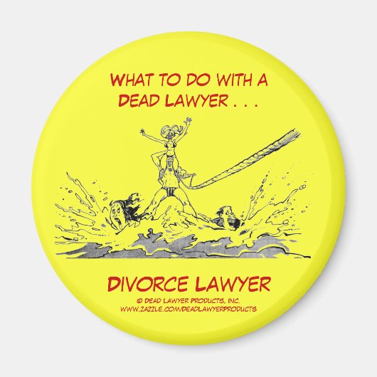 Avocat décédéMC Avocat de divorce Magnet (Devant)