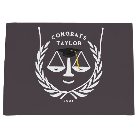 Avocat École de droit Grand sac cadeau (Devant)