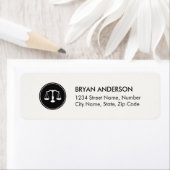 Avocat Étiquette de adresse (En situation)