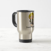 Avocat féminin personnalisé - blonde, tasse de (Devant gauche)