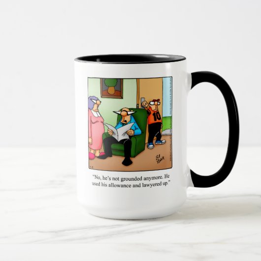 Avocat Humour Mug Cadeau (Droite)