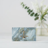 Avocat parties scintillant or marbre moderne carte (Debout devant)
