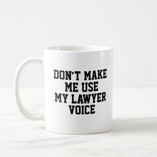 Avocat Personnalisé Café Mug (Gauche)