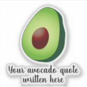 Avocat personnalisé citation autocollant d'autocol (Devant)