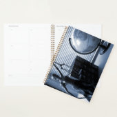 Avocat Planificateur Law Scales Blue Books Globe (Devant avec enveloppe)