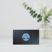 Avocat professionnel Cartes de visite bleus (Debout devant)