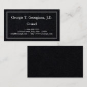 Avocat simple et sous-estimé Carte de visite (Devant / Derrière)