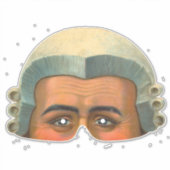 Avocat - Sticker Vintage en Masque Victorien (Devant)