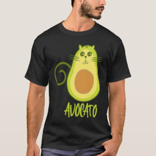 Avocato Avocado Kat en Veganisten T-shirt