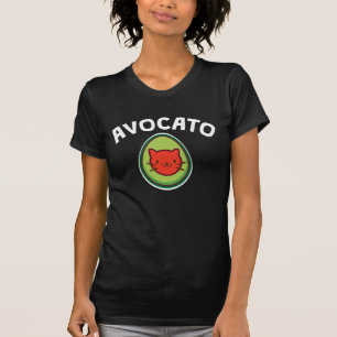 Avocato Cat en Avocado Funny Cat Lover T-shirt