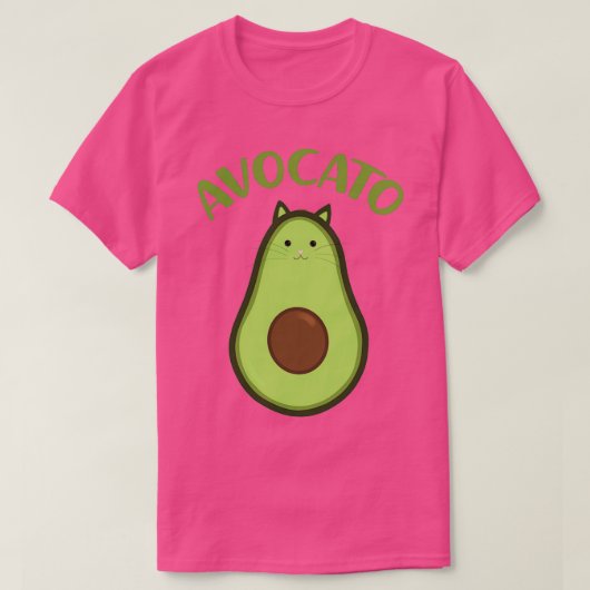Avocato Cute Cat Avocado Classic TShirt (Design devant)