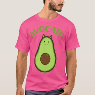 Avocato Cute Cat Avocado Classic TShirt