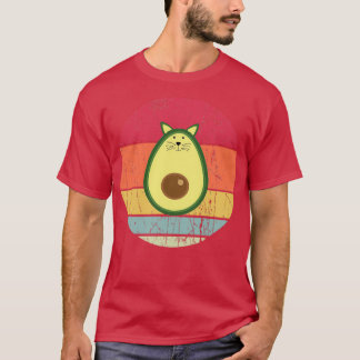 avocato grappige avocado kattenliefhebber t-shirt