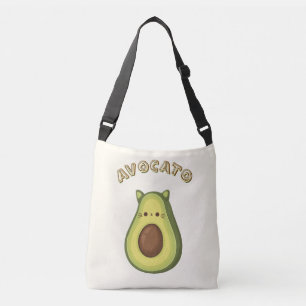 AVOCATO – Grappige Cute Kat & Avocado Liefhebbers  Crossbody Tas