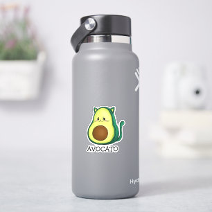 Avocato Kat Avocado Grap Custom-Gesneden Vinyl Sti Sticker