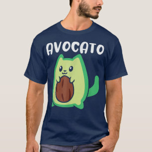 Avocato Tshirt amusant Amoureux de les chats Avoca