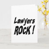 Avocats Rock ! Carte de vœux (Fleur jaune)