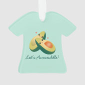 Avocuddle Funny mignon Avocados Humour de jeu de m (dos)