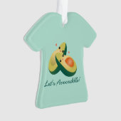 Avocuddle Funny mignon Avocados Humour de jeu de m (devant)